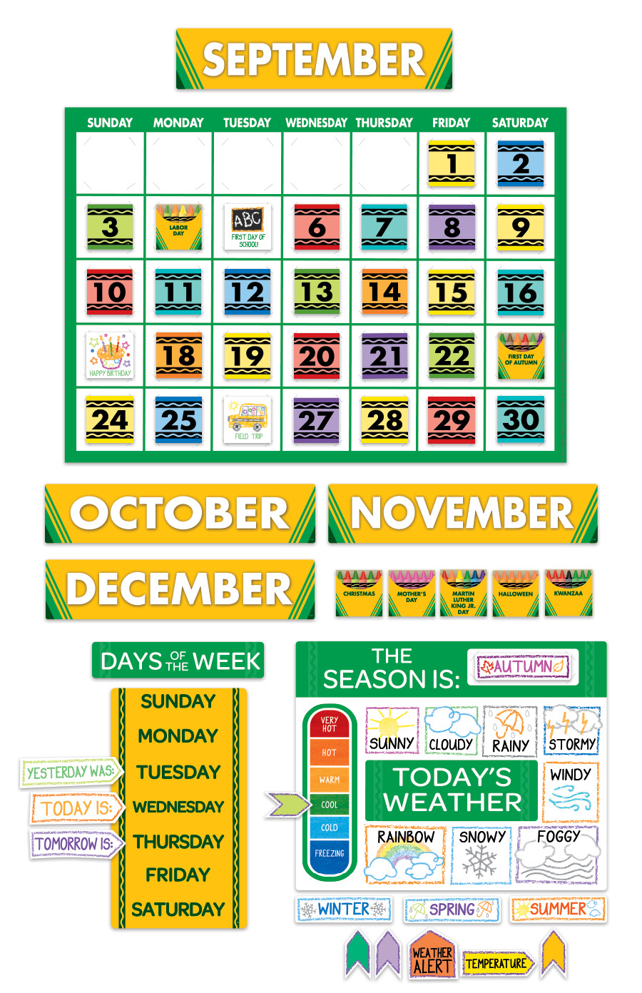 Bulletin Board Calendars