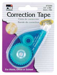 Correction Tape & Fluids