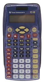 Texas Instruments TI-15 Scientific Calculator for sale online 