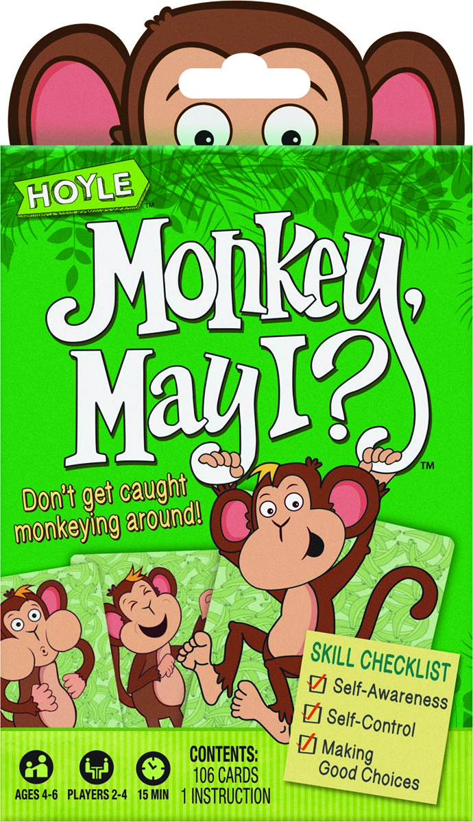 May I Hoyle Monkey Playing Cards Game Brand New 