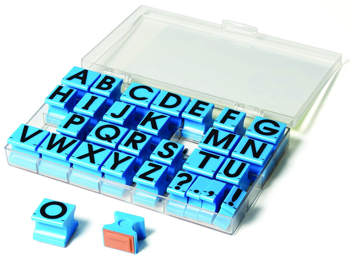 Clear-View Alphabet Stamps - Uppercase at Lakeshore Learning