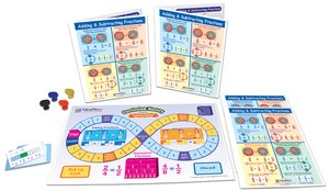 Adding/Subtracting Fractions Learning Center - Grades 3 - 5