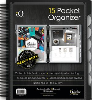15-Pocket Poly Folder