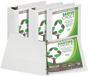 Samsill® Earth’s Choice Biobased & Biodegradable View Binder
