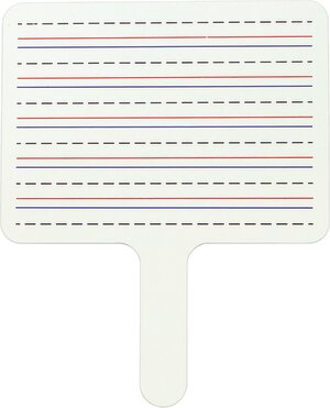 Two-Sided Dry Erase Paddles