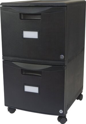 Two Drawer Mobile File Cabinet
