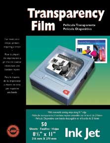 Transparency Film for Ink Jet Printers