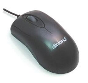 u-Navigate Wired Black Optical Mouse