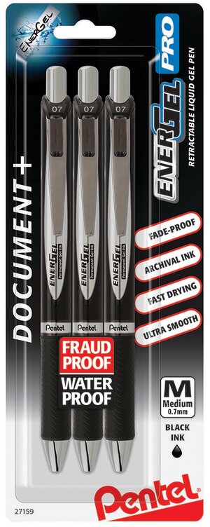 Pentel EnerGel Pro Pen 3 Packs