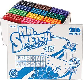 Mr. Sketch Stix School Packs