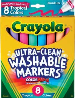 Crayola® Washable Tropical Markers