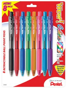 Pentel® Wow! Colors Retractable Pens