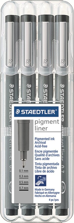 Staedtler Pigment Liner Sketch Pens