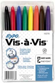 Expo Vis-A-Vis® Water Base Fine Point