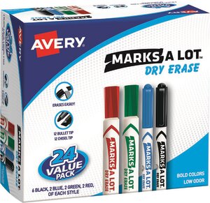 Marks-A-Lot® Dry Erase Markers