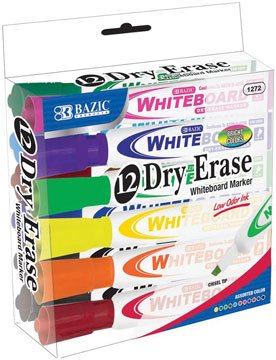 Bright Color Dry Erase Markers