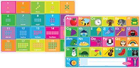 Double Sided ABC/Numbers Placemats