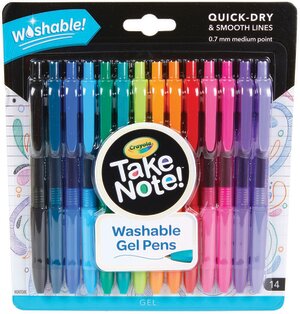 Crayola Take Note! Washable Retractable Gel Pens