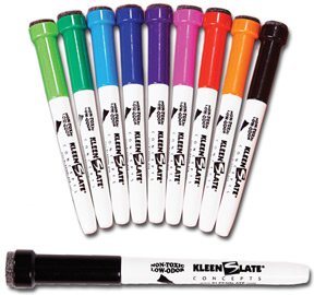 Kleen Slate Dry Erase Markers with Erasers