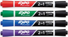 Expo® Dual Ended Dry Erase Markers
