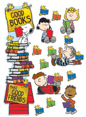 Peanuts® Reading All-In-One Door Decor