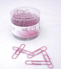 Breast Cancer Awareness Giant Paper Clips