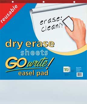 Dry-Erase Easel Pad - 10 Sheets/Pad