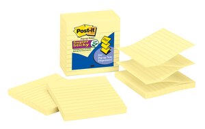 Post-it® Pop-up Notes Super Sticky 4" x 4" Lined Pop-up Refills.