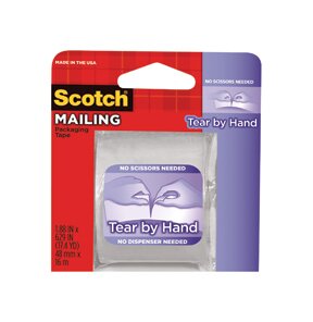 Scotch® Tear by Hand Packaging Tape