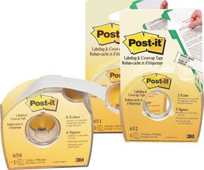 Post-it® Labeling and Cover-up Tape