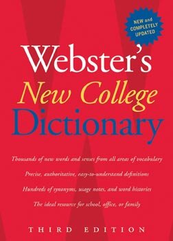 Webster's New College Dictionary, Third Edition