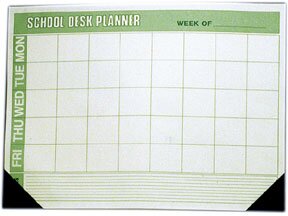Modern® School Desk Planner