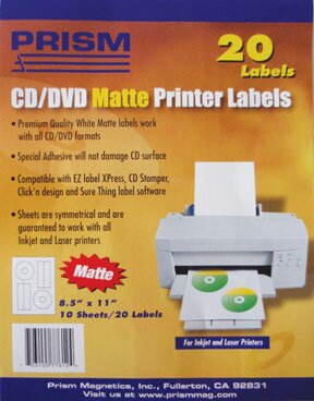 CD/DVD Printer Labels