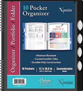 10-Pocket Poly Project Organizer