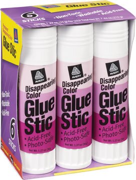 Avery® Disappearing Color Glue Sticks
