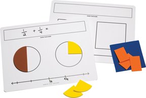 Write-on/Wipe-off Fraction Mats