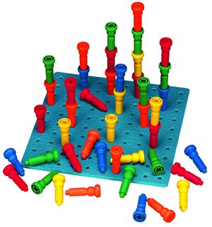 Deluxe Tall-Stacker™ Pegs & Pegboard Set