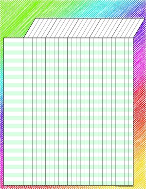 Colorful Scribble Large Incentive Chart