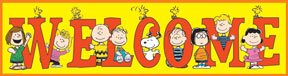 Classroom Banner - Peanuts® Welcome