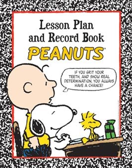Peanuts™ Lesson Plan And Record