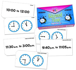 Elapsed Time Flash Cards