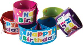 Happy Birthday Slap Bracelet