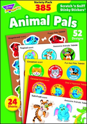 Trend Stinky Stickers® Extra Value Pack: Animal Pals