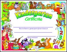 Kindergarten Certificate
