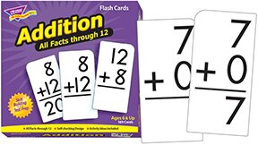 Flash Cards - Addition 0-12 (all facts)