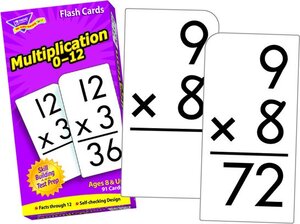 Flash Cards - Multiplication 0-12