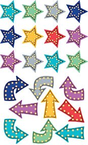 Marquee Mini Arrows and Stars Magnetic Accents