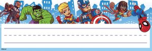 Marvel Super Hero Self-Adhesive Name Plates
