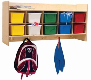 Contender™ Wall Hanging Cubby Storage - Fully Assembled