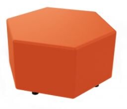 Sonik™ Soft Seating - Hexagon Ottoman